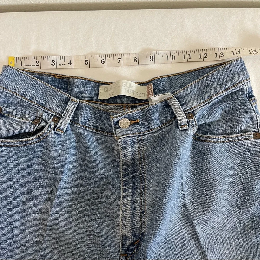 Levi's 512 Classic Slim Straight Tapered Leg Women's Size 28 - Picture 9 of 11